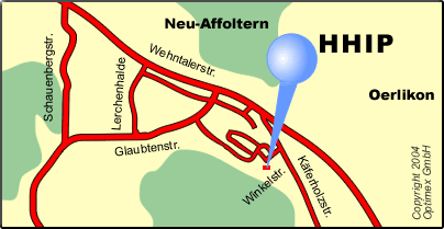 Karte HHIP Zürich